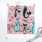 Martini Mermaids Coral Vintage Mermaid Retro Nautical Mid Century Ocean Princess Custom Pre-pasted Wallpaper by Spoonflower Pre-Pasted Wallpaper 2FT Wide